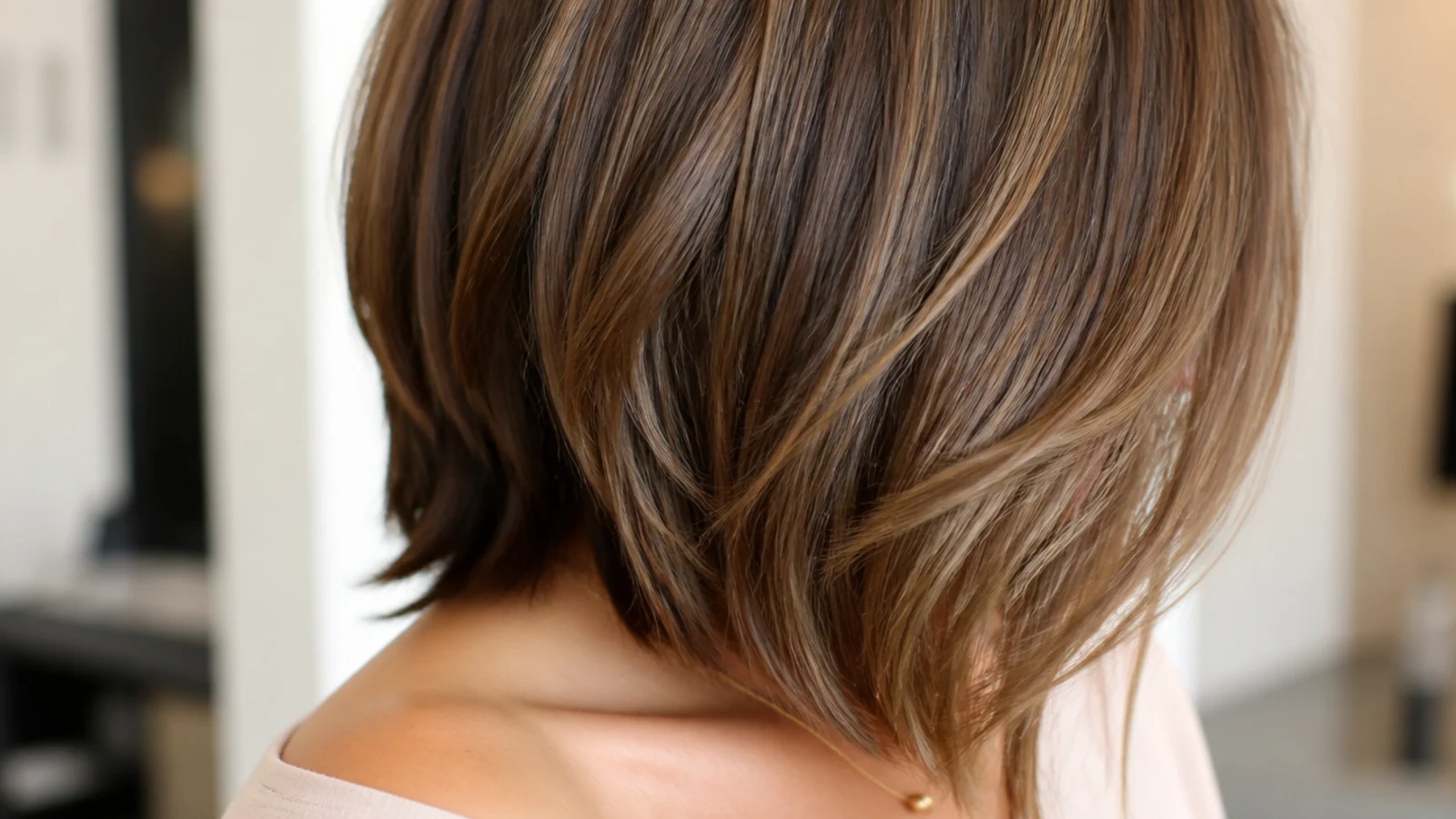 An A line cut with the front sitting lower than the back
