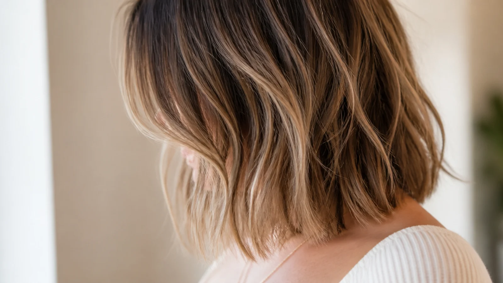 A lob with lightly separated textured ends