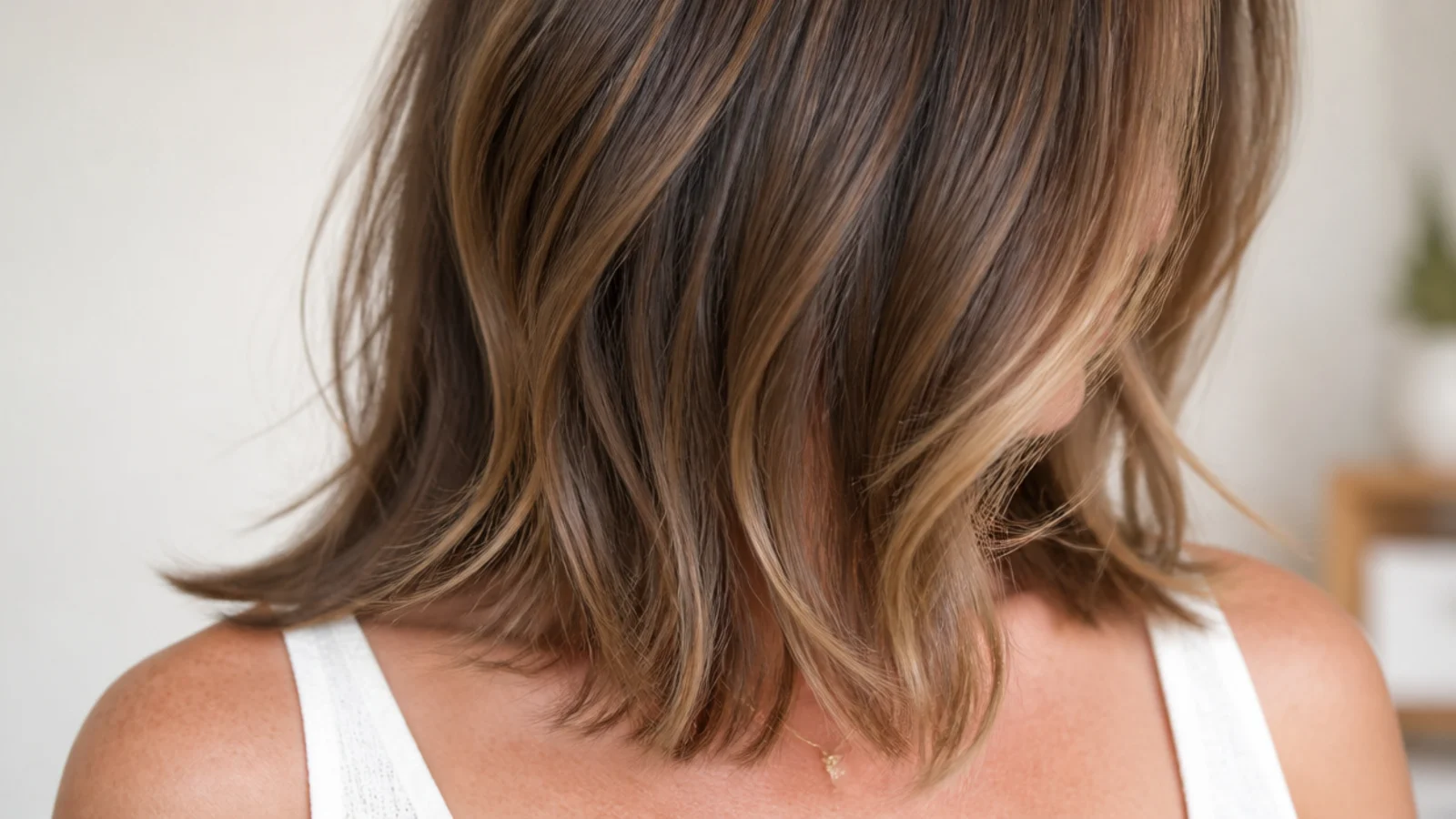Short regrowth hairs standing up along a parting
