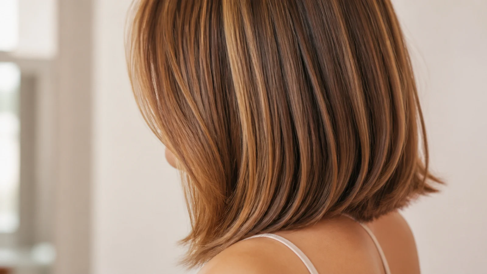 A blunt perimeter lifted to show shorter layers cut underneath
