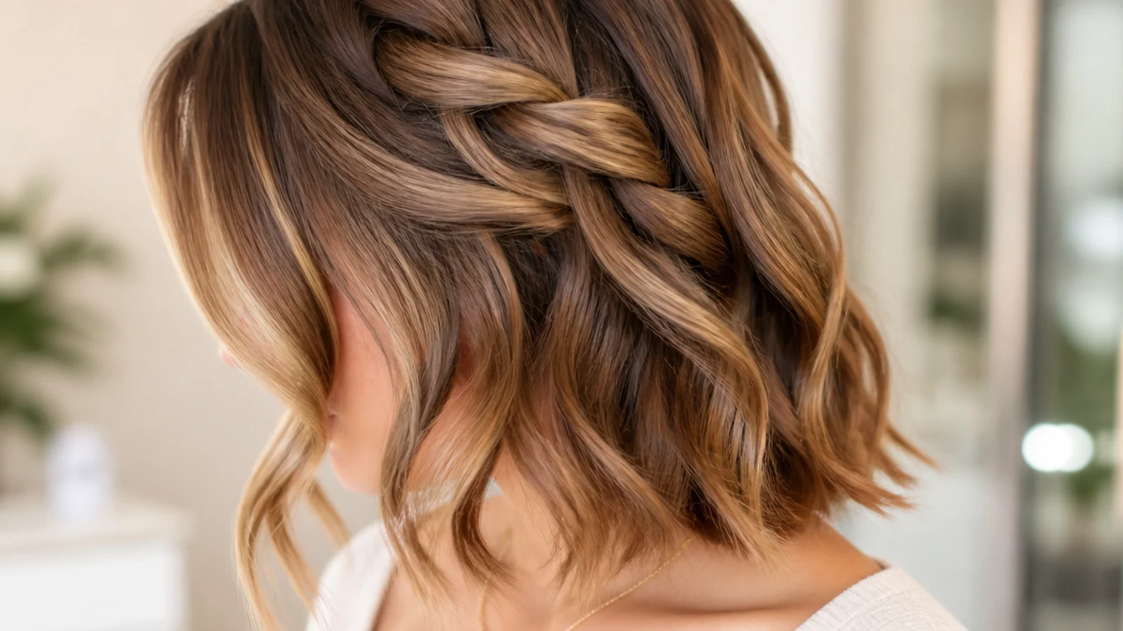 A raised Dutch braid running from the front hairline back along one side