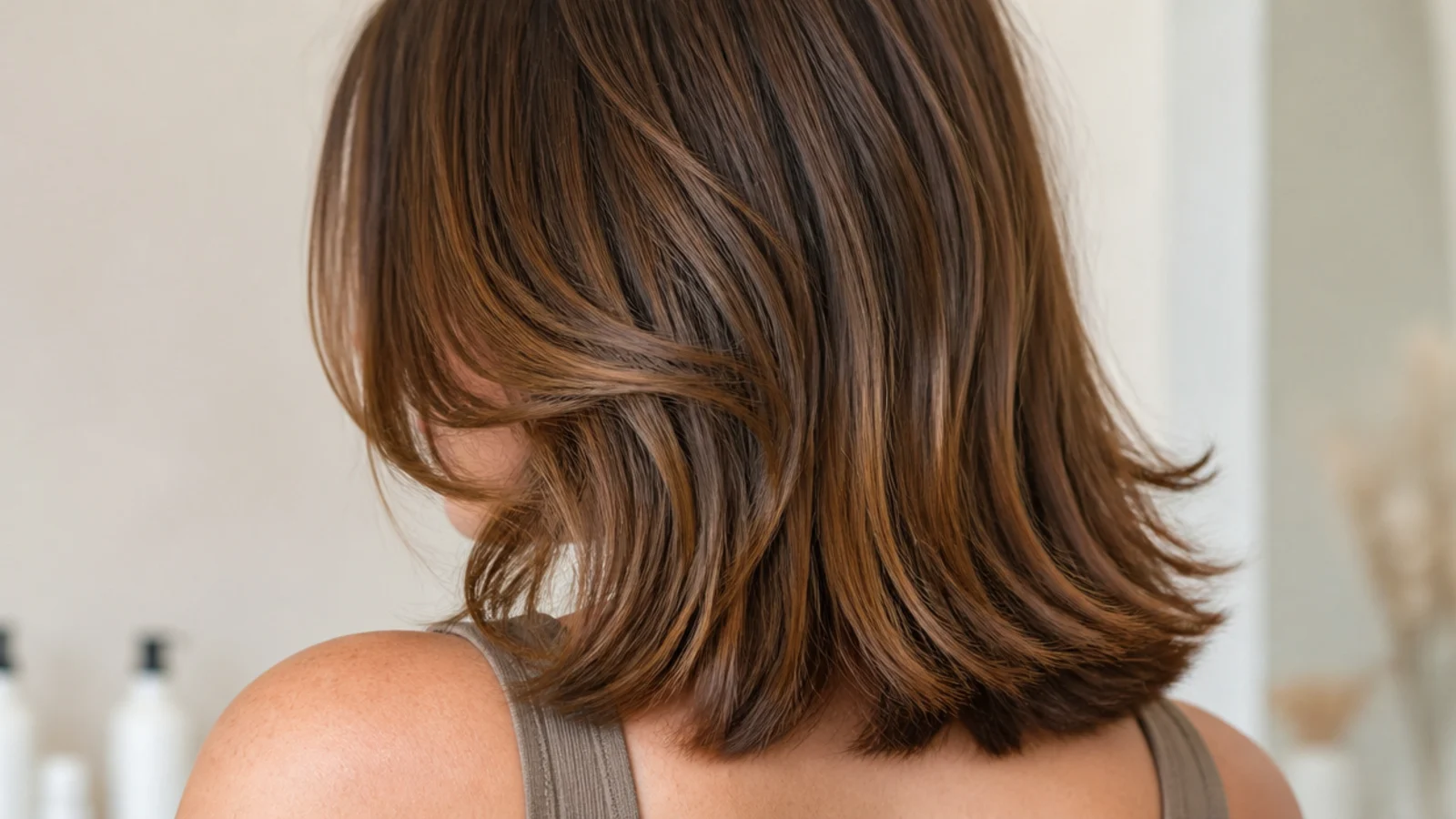 A shorter front piece falling level with the jaw