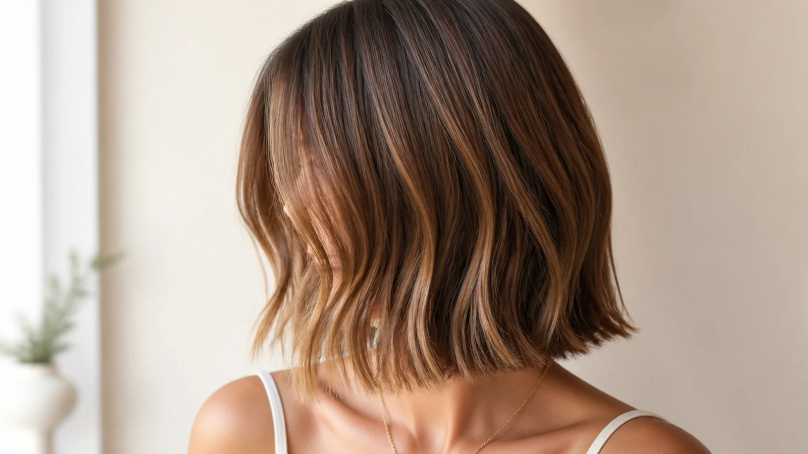 A long bob with the ends turning gently under