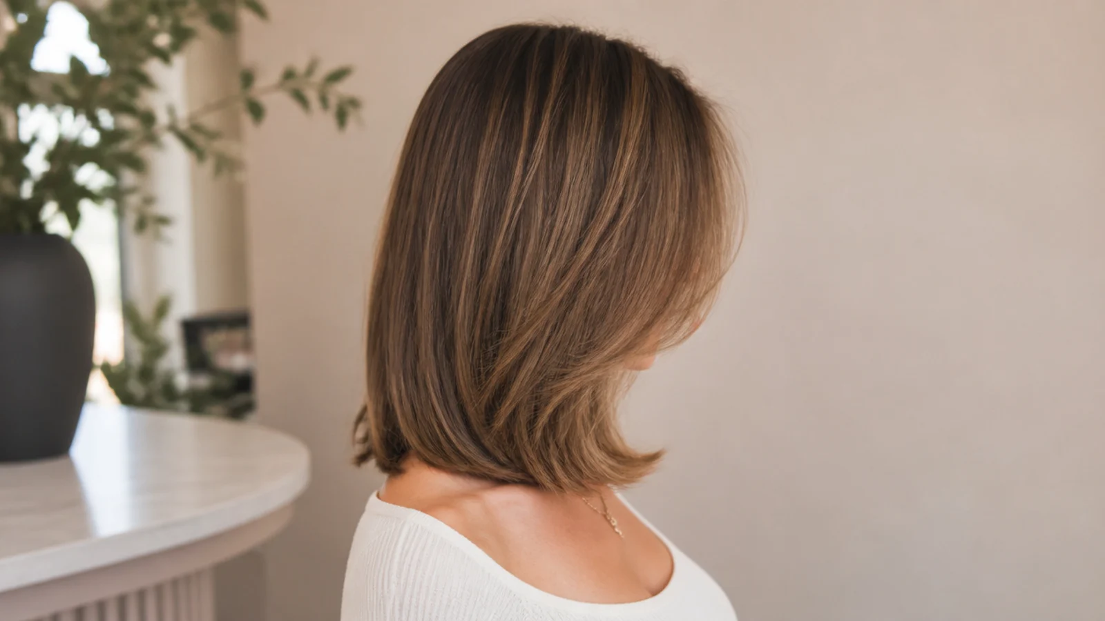 20 Straight Mid Length Haircut Ideas