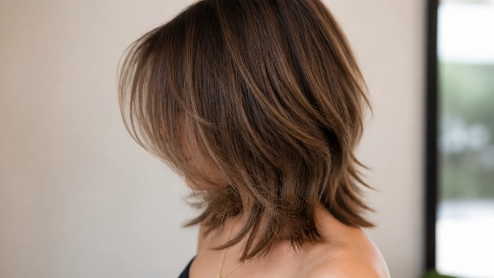 A razored shag with tapered wispy ends