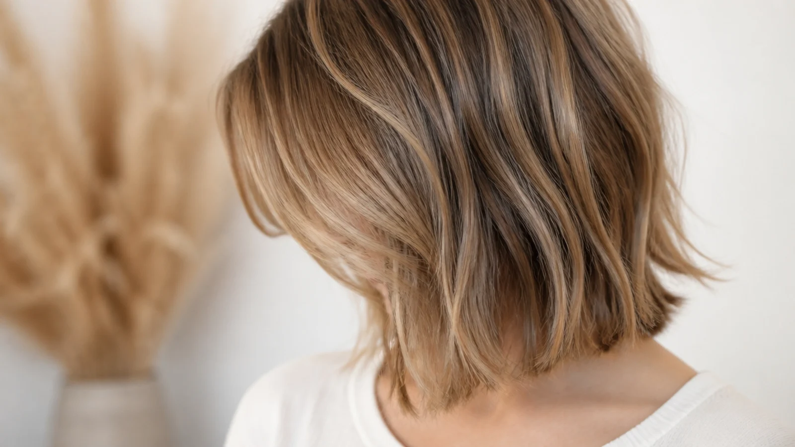 Fine hair with light surface texture and an intact perimeter