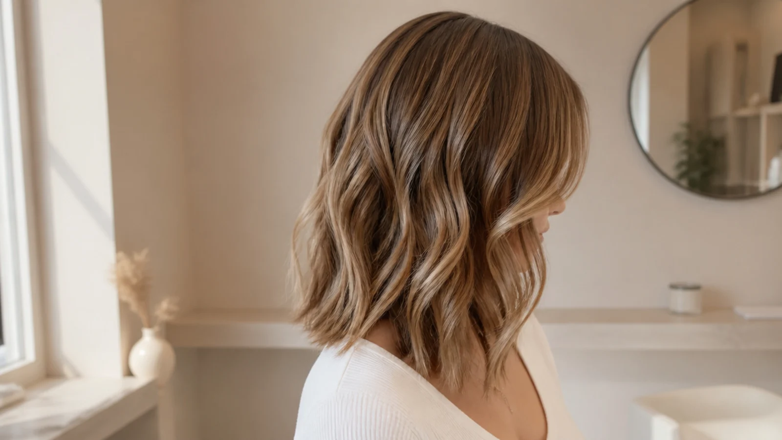 15 Wavy Mid Length Haircut Ideas