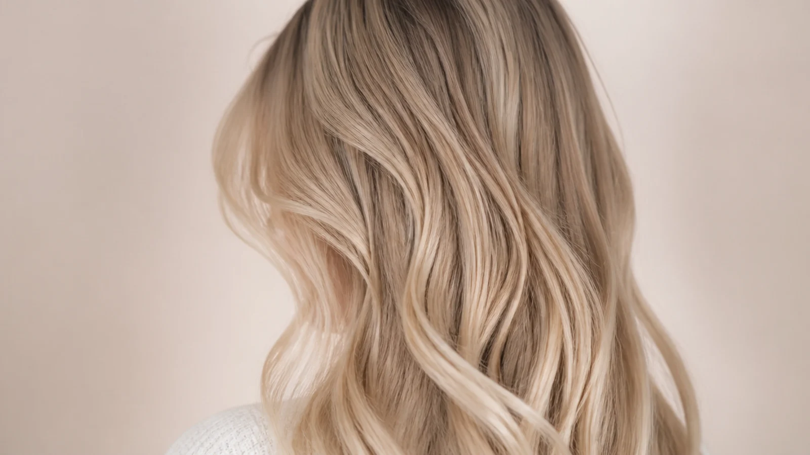 Loose S shaped waves running down the length of the hair