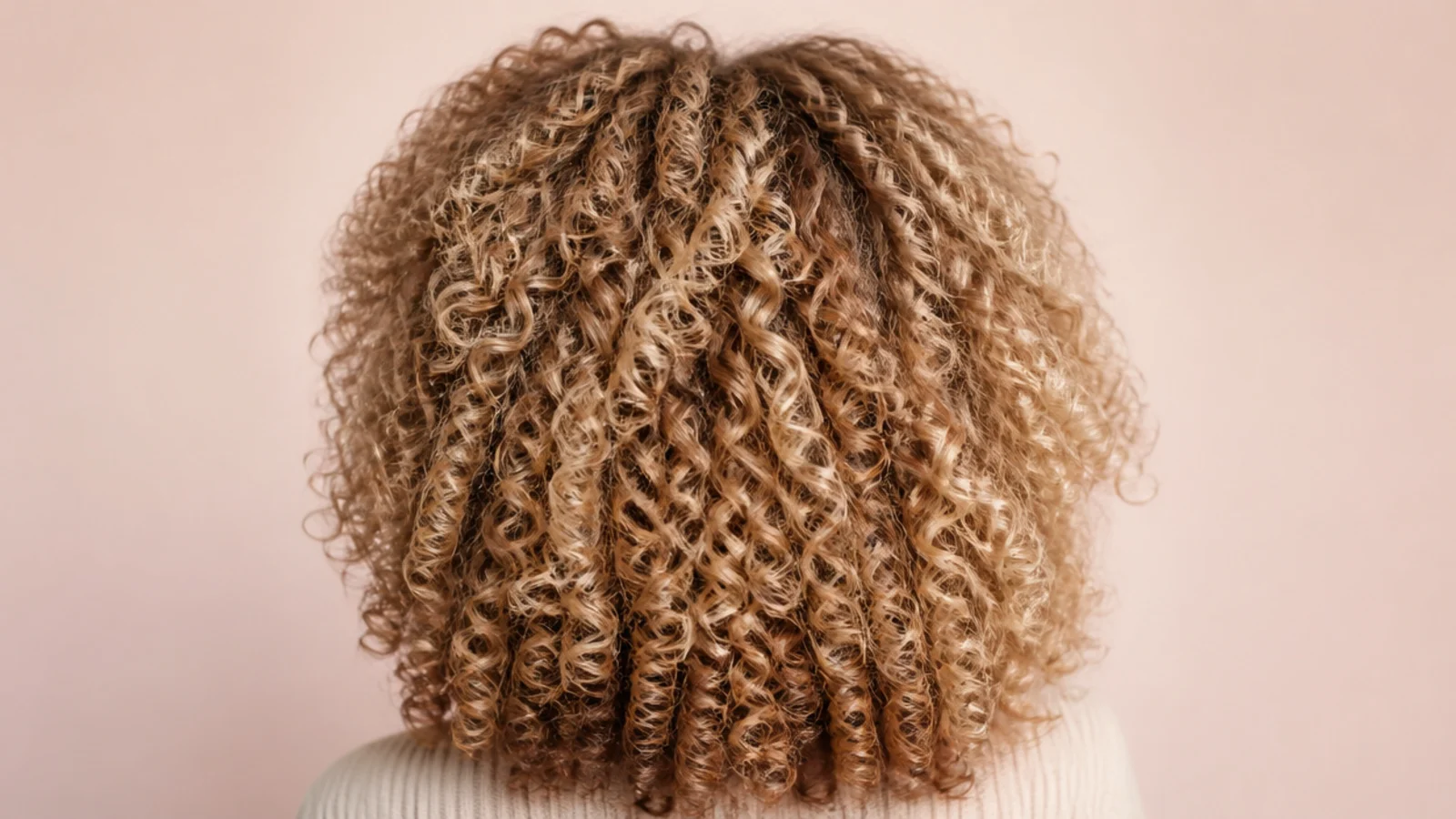 Tightly defined spiral curls drying without any brushing