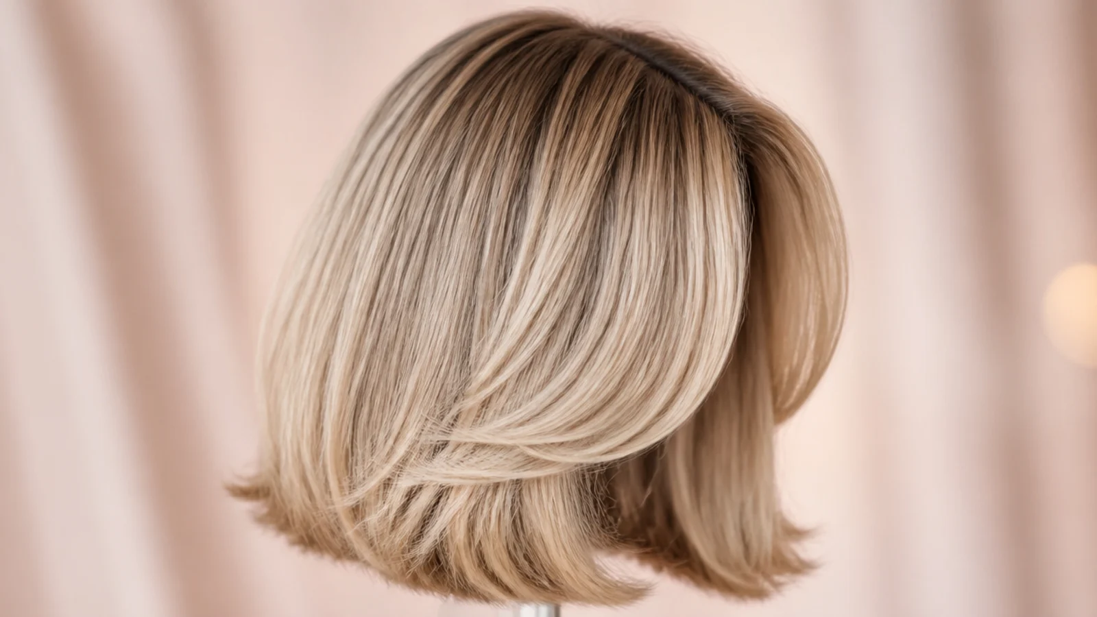 A shoulder length bob worn with a soft fringe