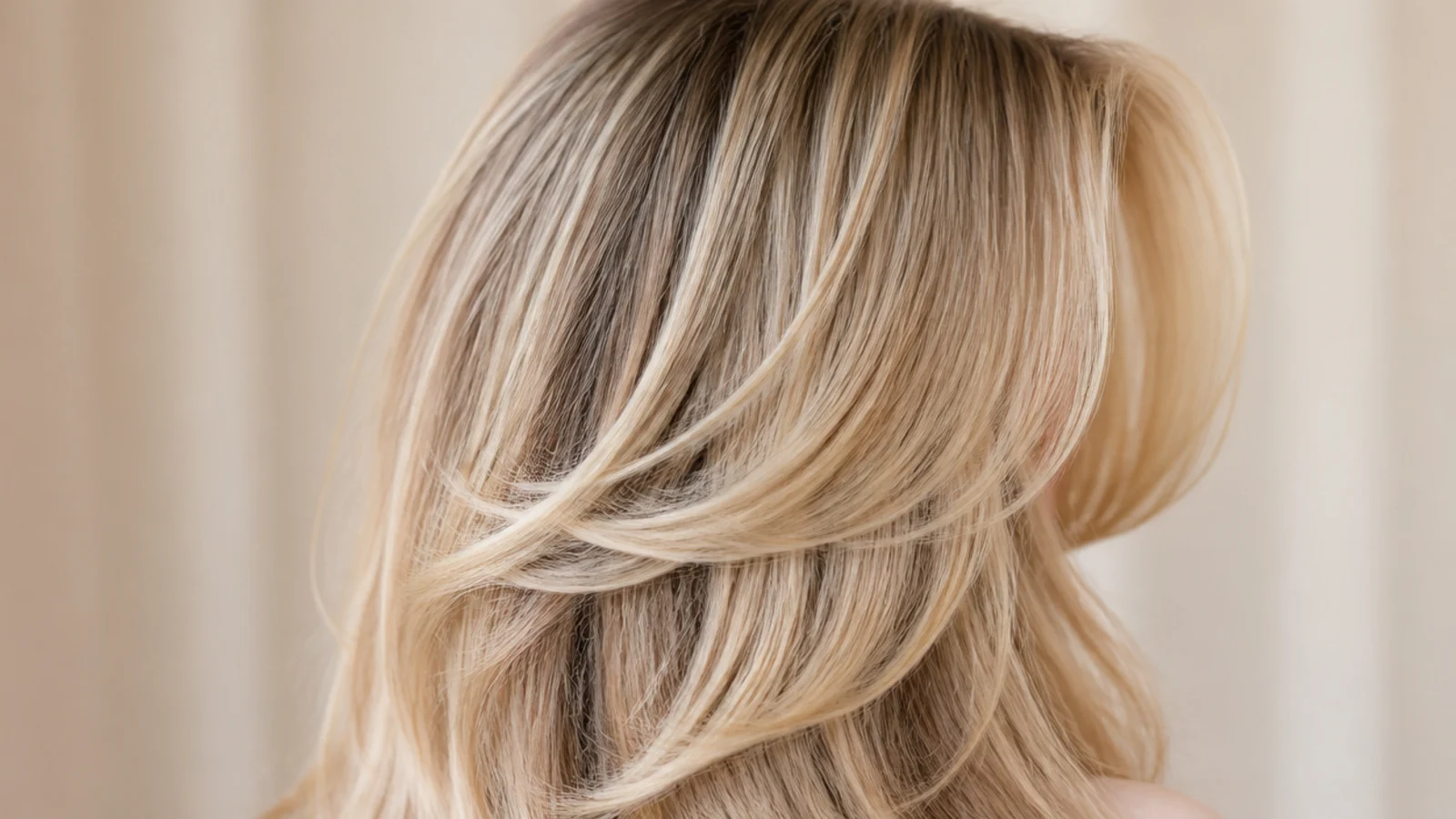 A fringe blown out with lift at the root above full bouncy lengths