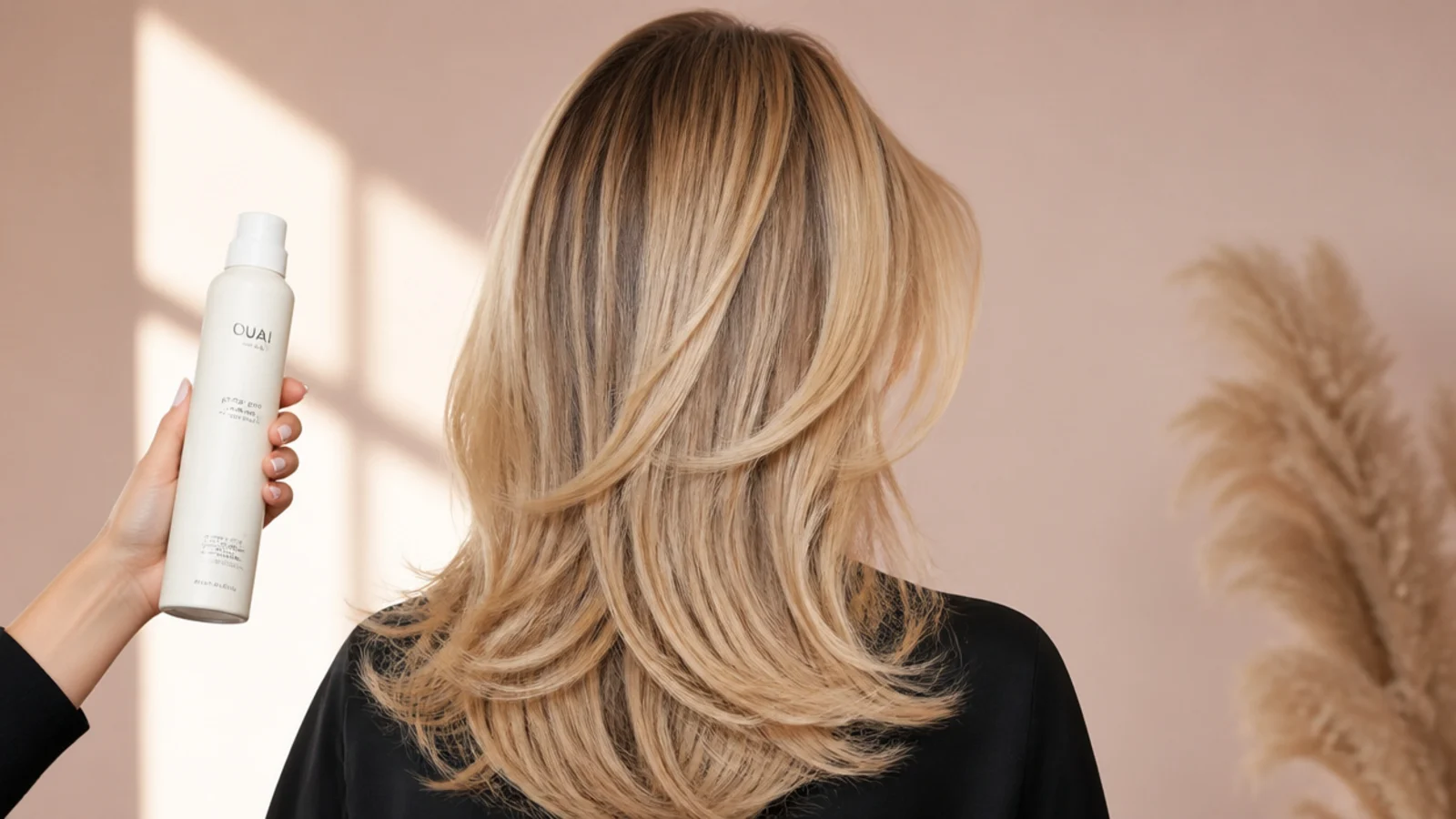 The same fringe shape shown in blonde, brown and black