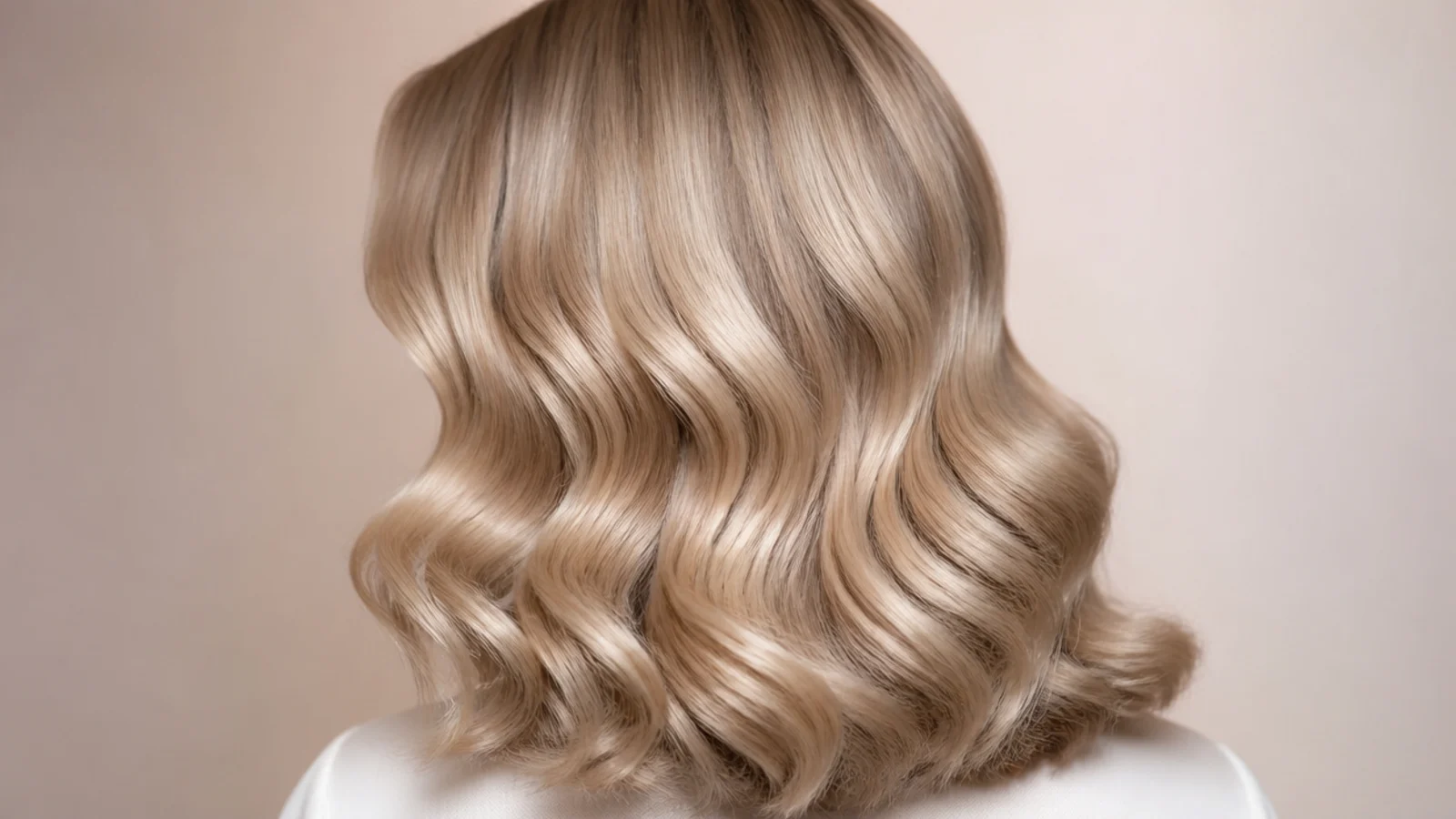 Deep uniform waves brushed into a smooth continuous S shape