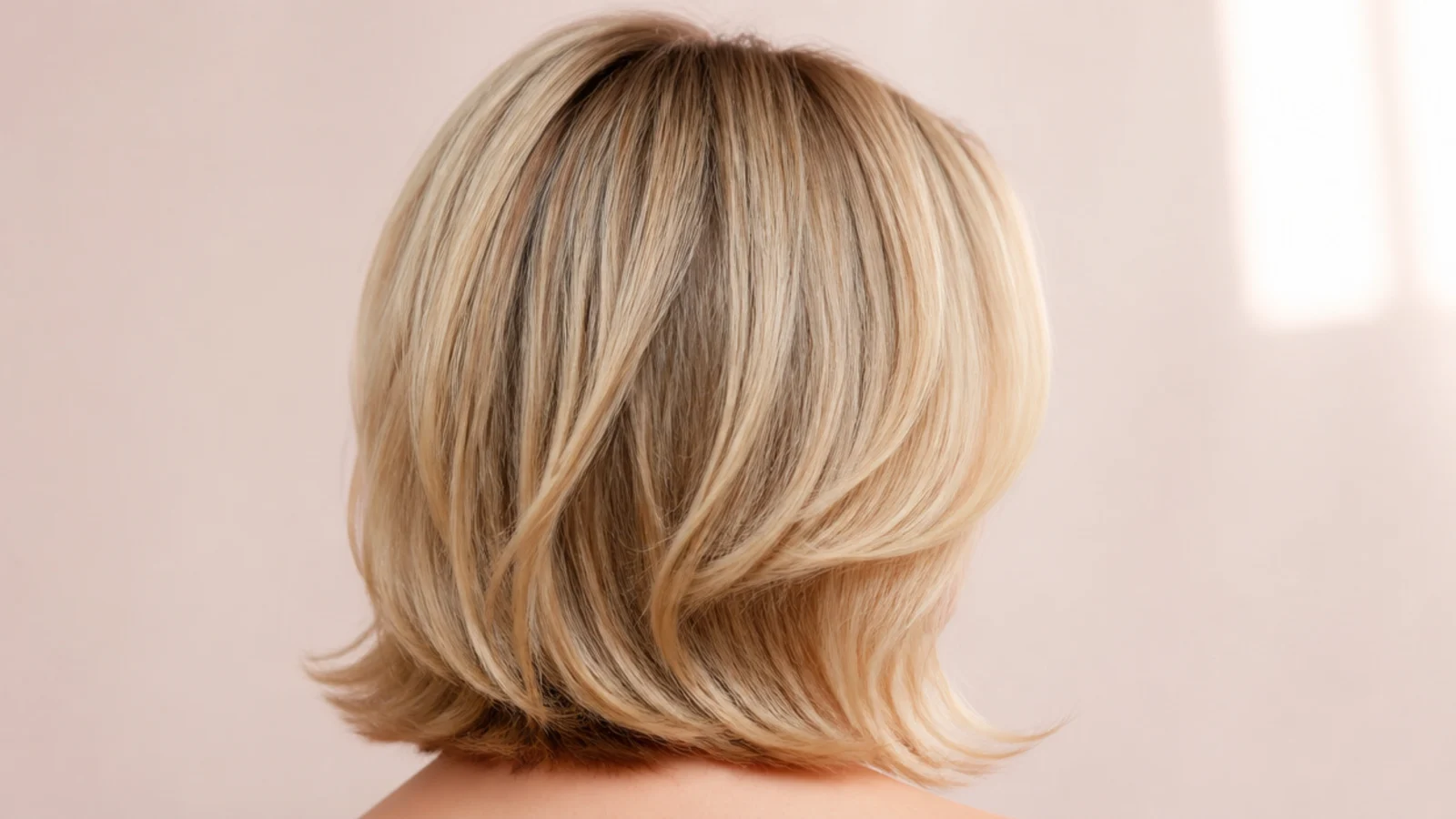 Collarbone length hair with soft layers through the mid lengths