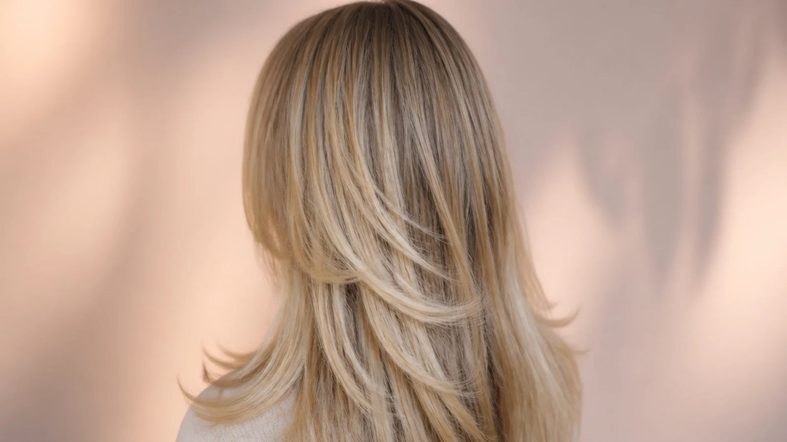Softened grown out layers with the graduation nearly closed