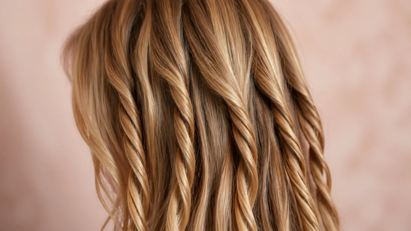 Two strand twists partly unravelled to show the wave underneath