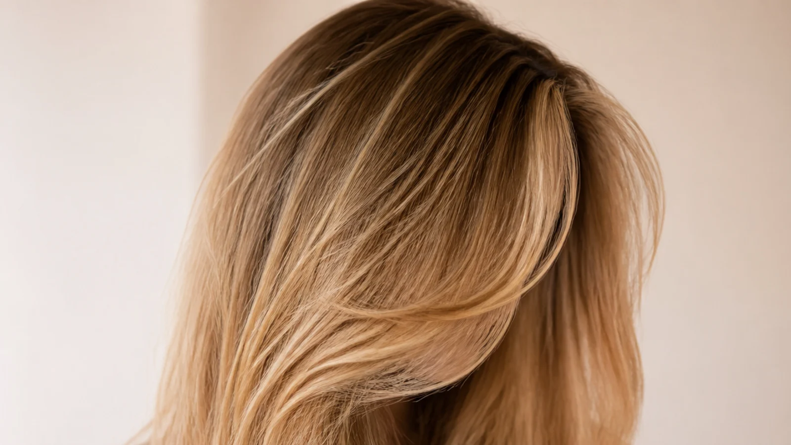 A fringe dried with fingers and airflow while the lengths stay natural