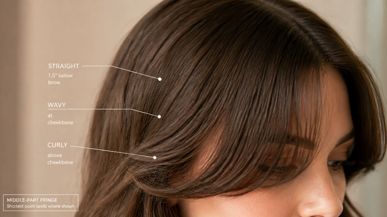 A strand held stretched and then released to show how far it rises