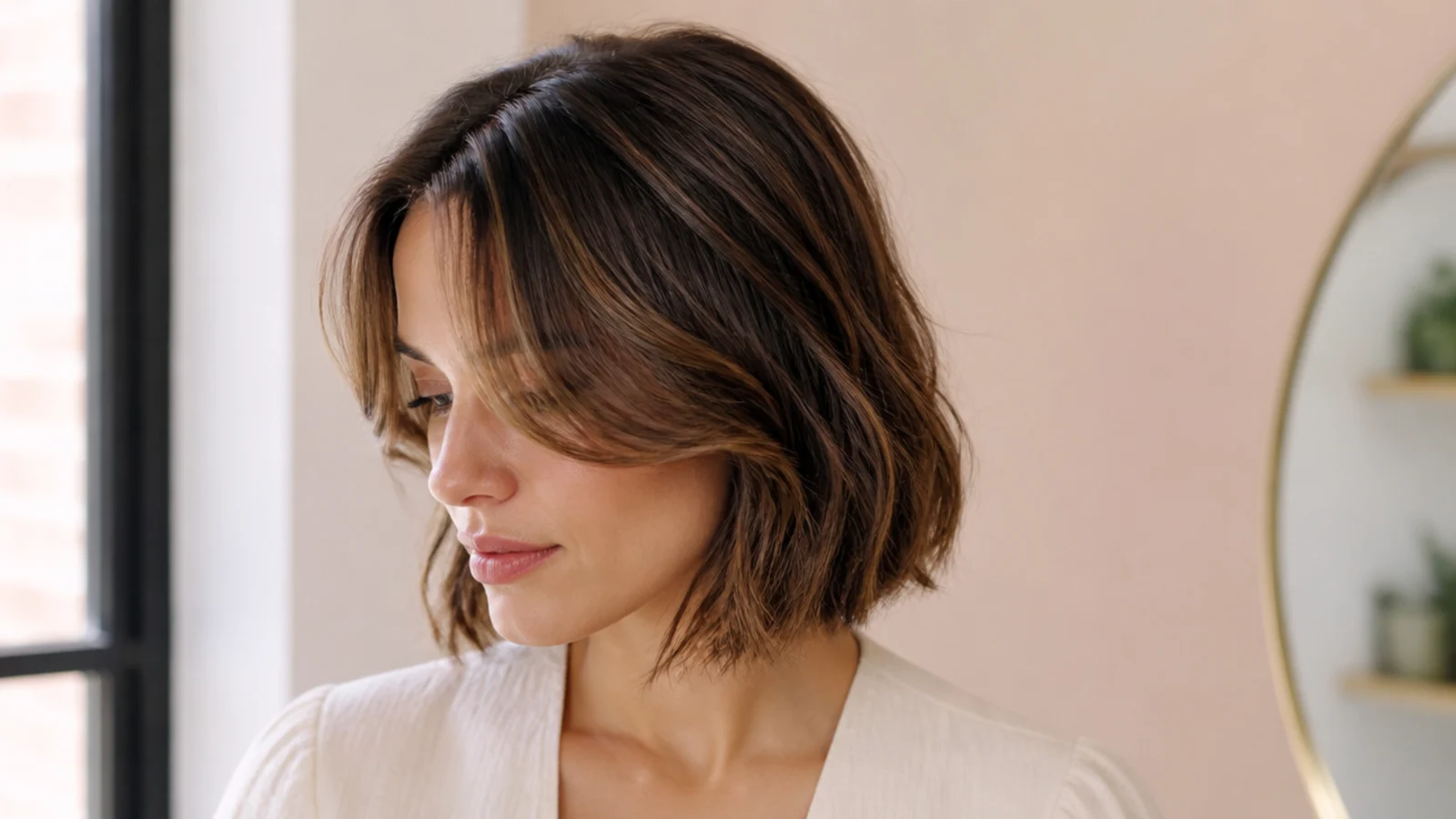 20 Short Curtain Bangs Ideas That Flatter a Round Face