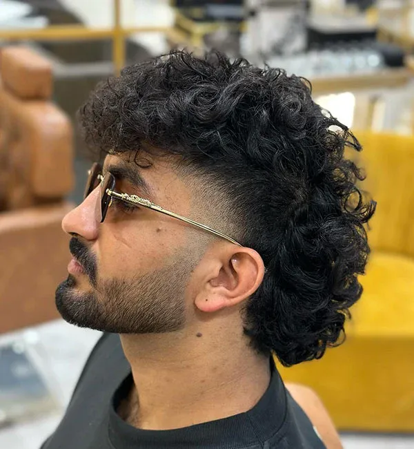 Curly Mullet
