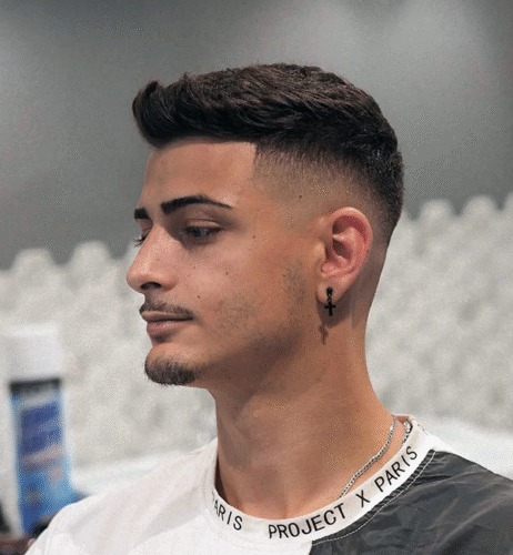 Thick Quiff Fade