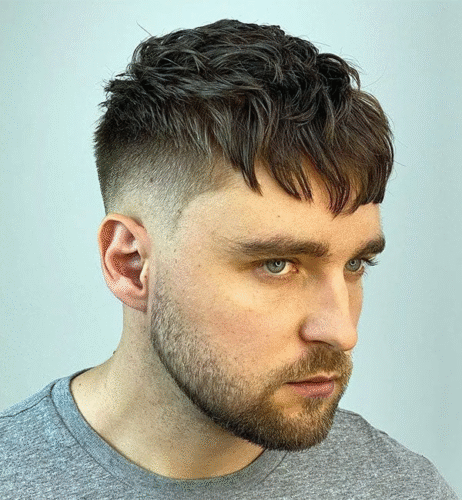 Textured Fringe with Taper Fade