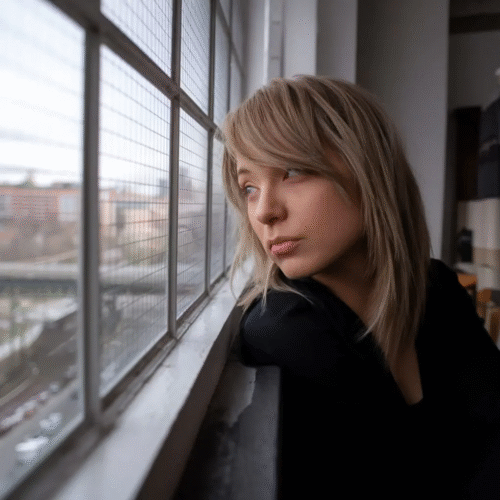 Edgy Side-Swept Bangs