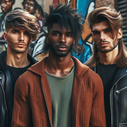 Modern Mullet Haircut Men Gallery