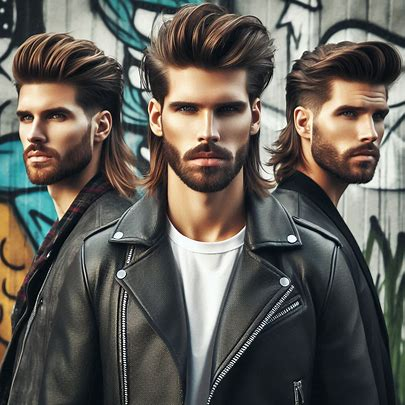 Modern Mullet Haircut Men Gallery