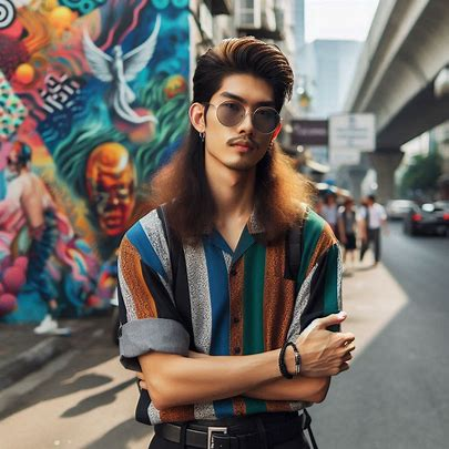 Modern Mullet Haircut Men Gallery