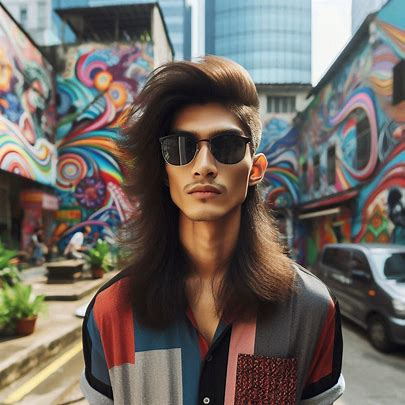 Modern Mullet Haircut Men Gallery