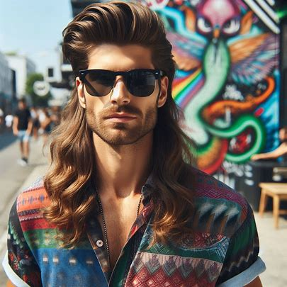 Modern Mullet Haircut Men Gallery