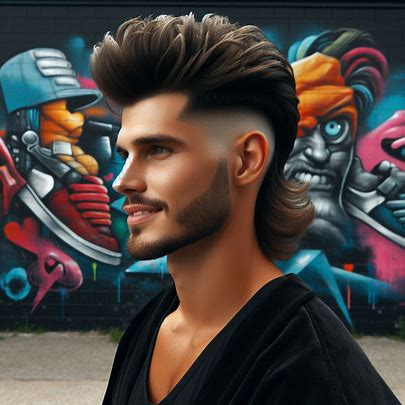 Modern Mullet Haircut Men Gallery