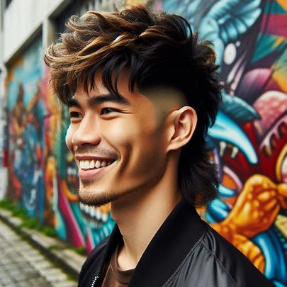 Modern Mullet Haircut Men Gallery