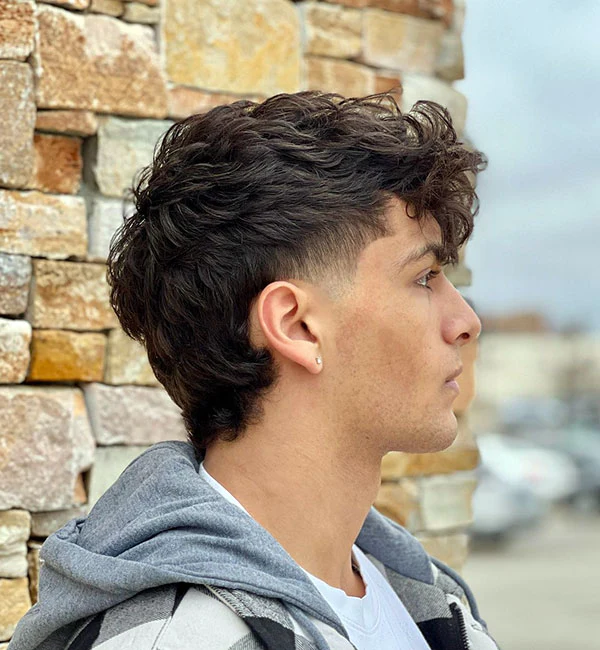 Modern Mullet haircut