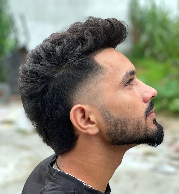 Quiff Mullet Fade