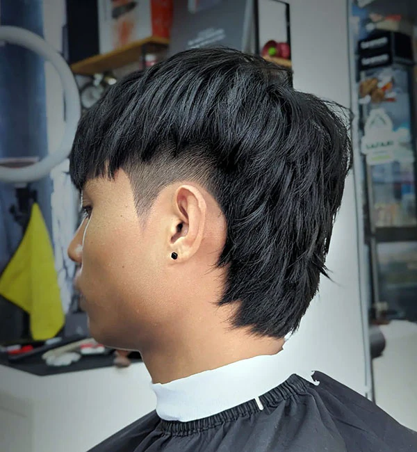 Choppy Mullet Taper Fade