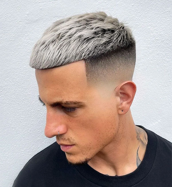 Textured French Crop with Low Skin Fade