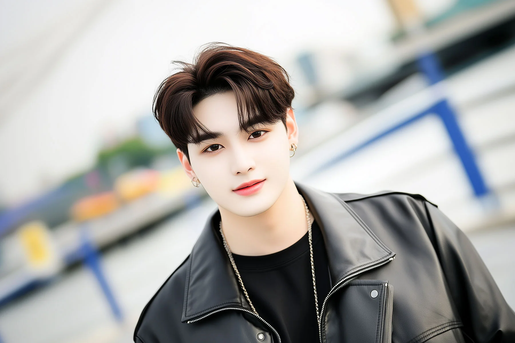 Two Block Haircut Men: Modern Trendy Korean Style
