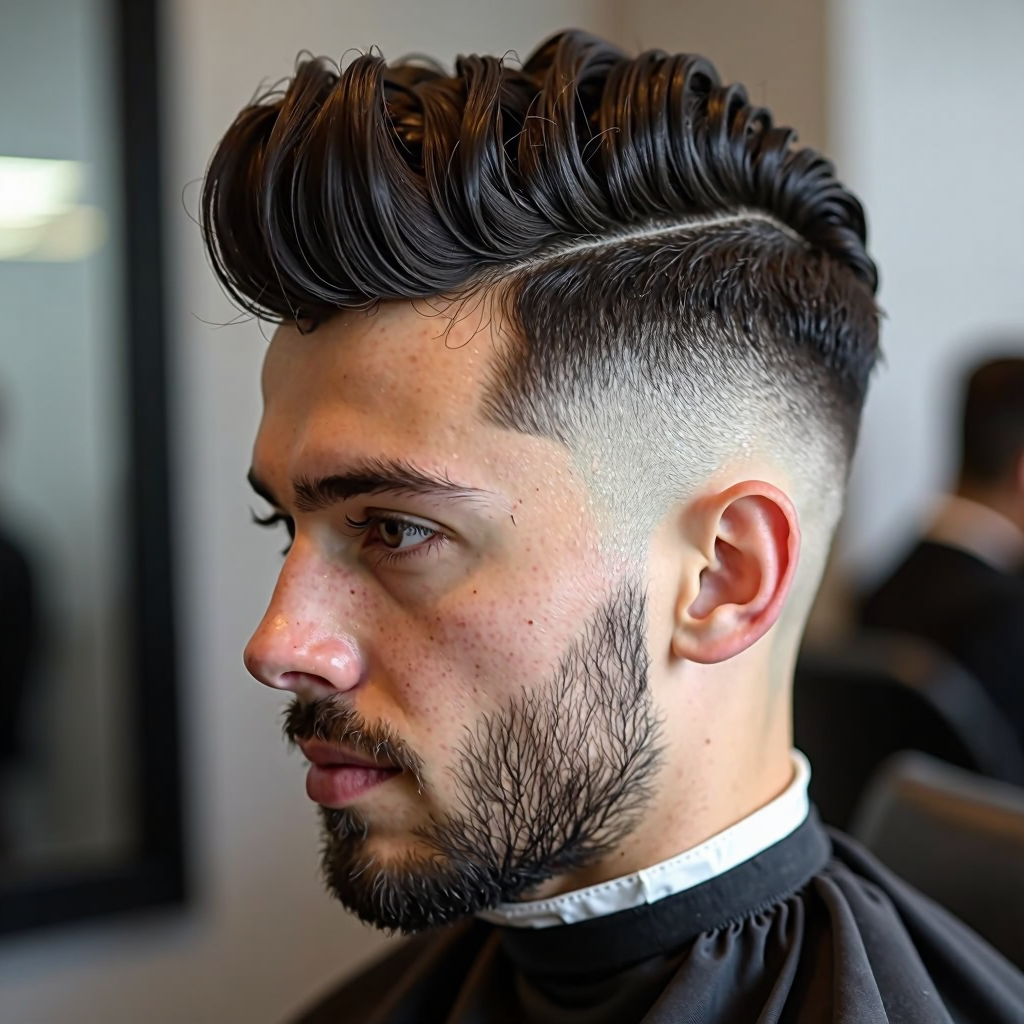 2. High Fade Edgar haircut