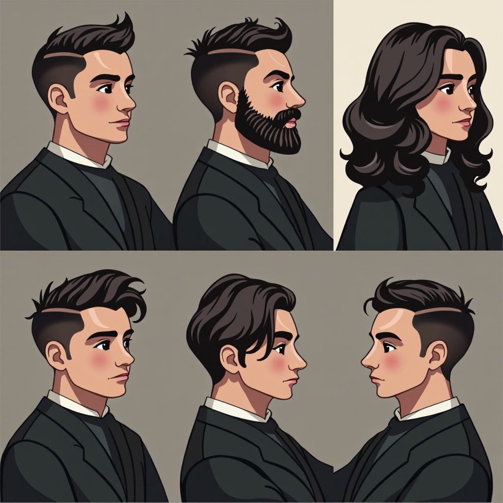 Edgar Haircut Variations for Different Hair Types