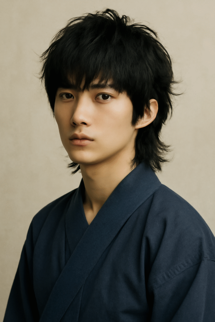 2. Japanese Wolf Cut