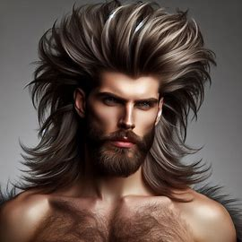 15. Thick Hair Wolf Cut