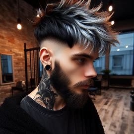 16. Two-Tone Wolf Cut