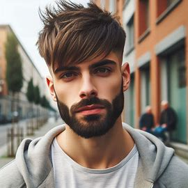 26. Wolf Cut with Bangs