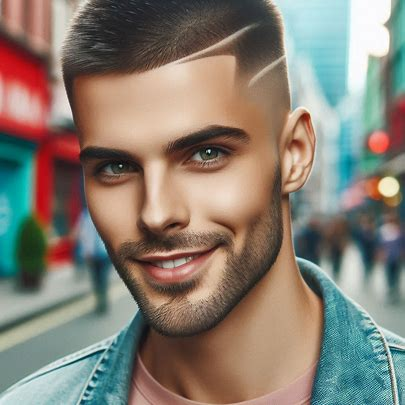 Buzz Cut with Line Up 
