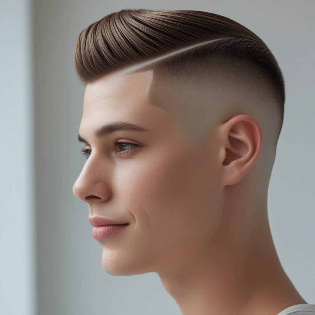 Side Part Buzz 