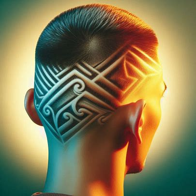Buzz Cut with Design 