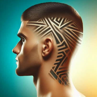 Buzz Cut with Design 