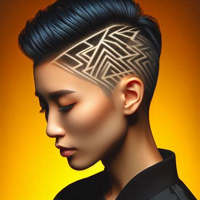Buzz Cut with Design 